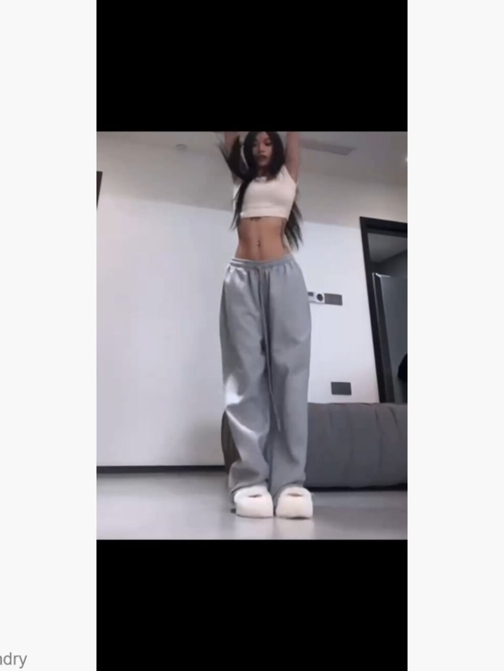 Baggy Y2K Parachute Track Pants with Drawstring Legs, Polyester - Picture 7 of 7